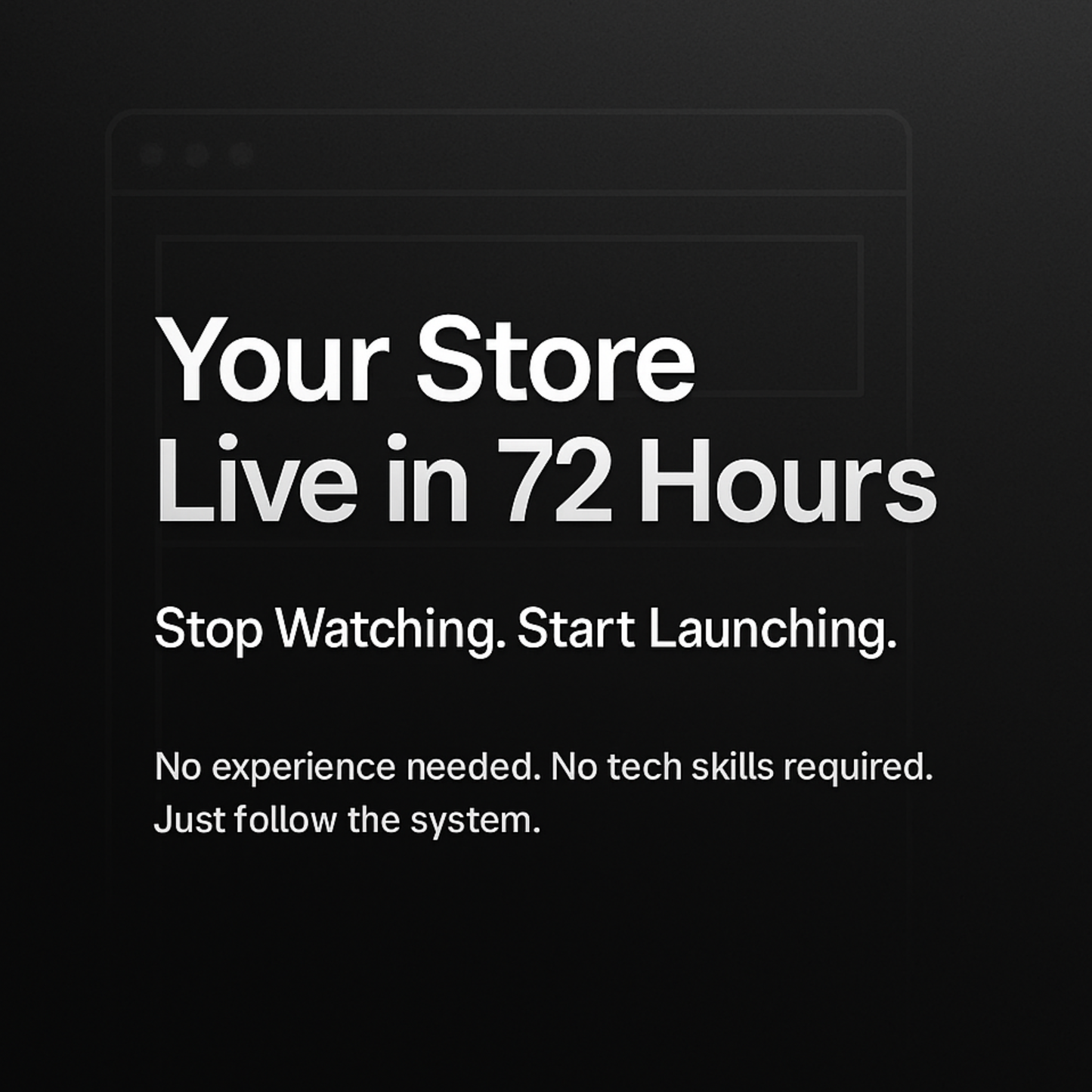 3-Day Ecommerce Starter Kit